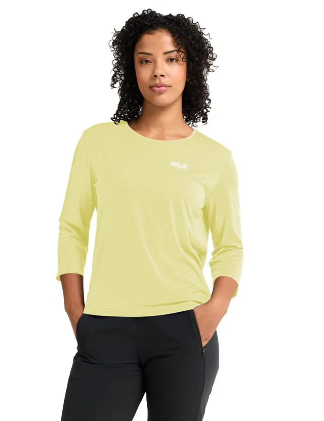 jack-wolfskin-wildtrail-3-4-t-w-damen-wandershirt-mit-3-4-arm image 1
