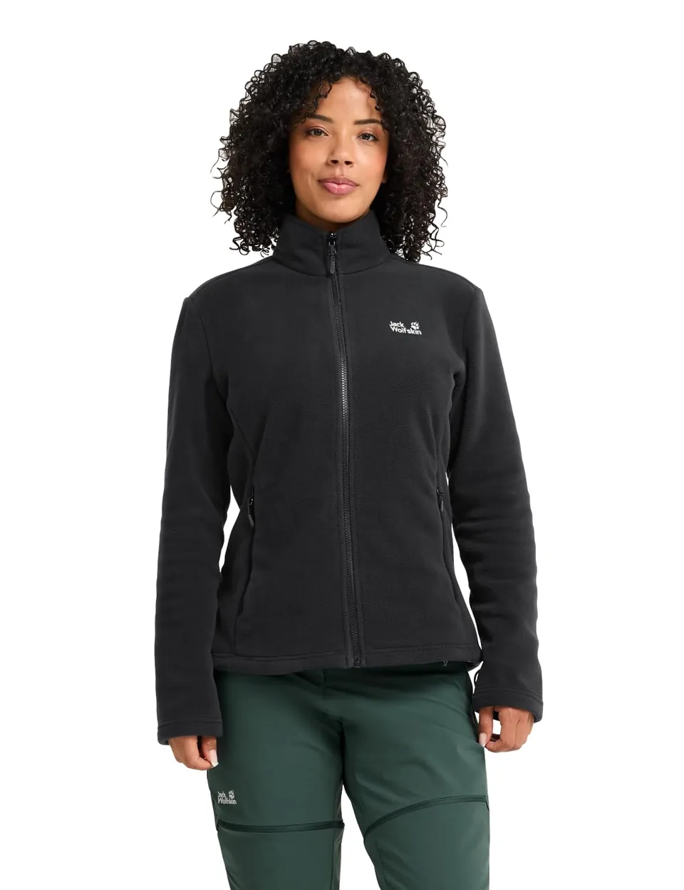 jack-wolfskin-taunus-200-fz-w-damen-fleecejacke-mit-zipp-in-system image 1