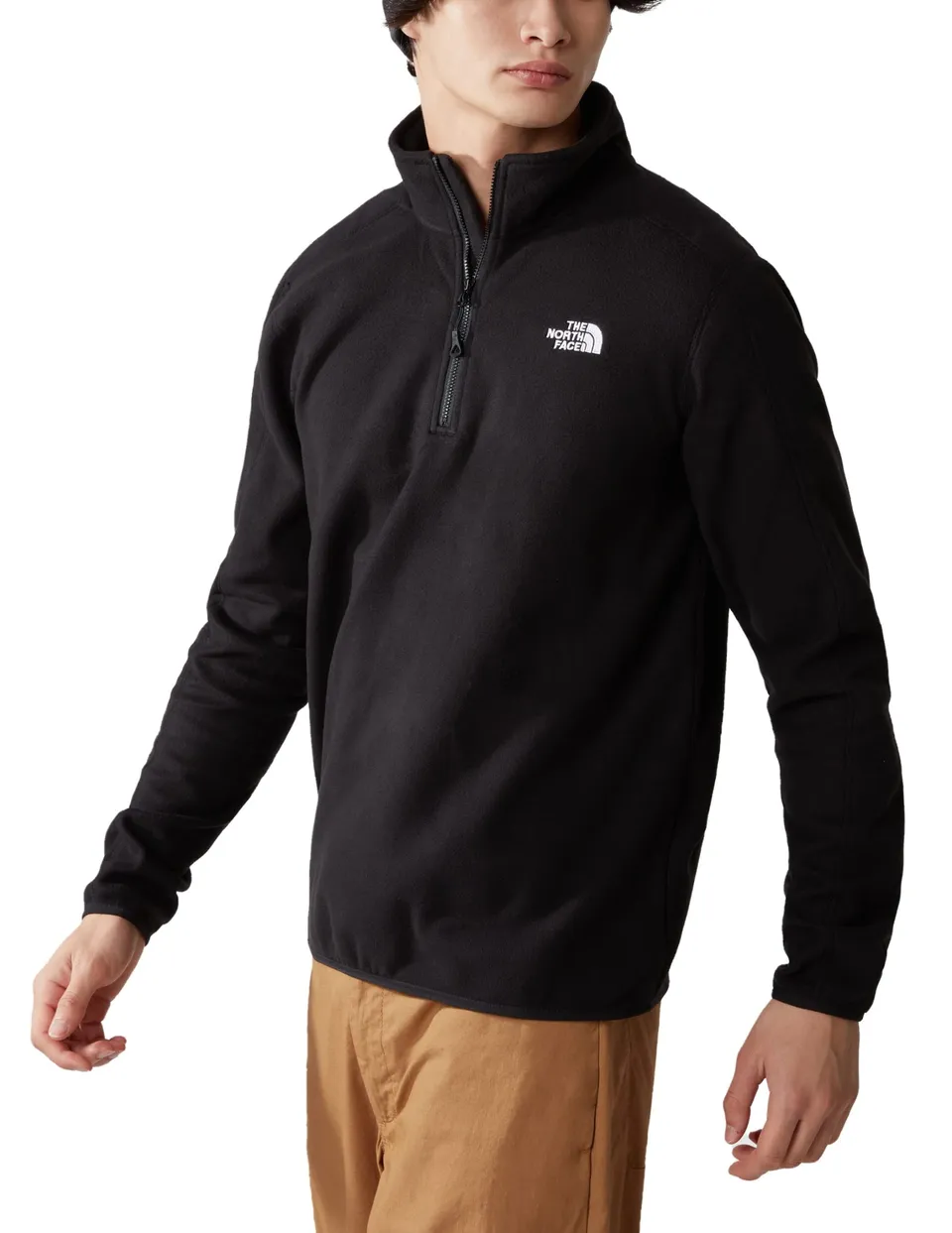 the-north-face-resolve-fleecepulli-herren-recyceltes-fleece-mit-viertelrei-versc image 1