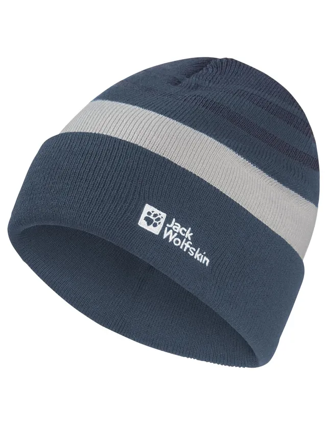 jack-wolfskin-stripy-knit-beanie-k-kinder-strickm-tze-kratzfreie-polyacryl-beani image 1