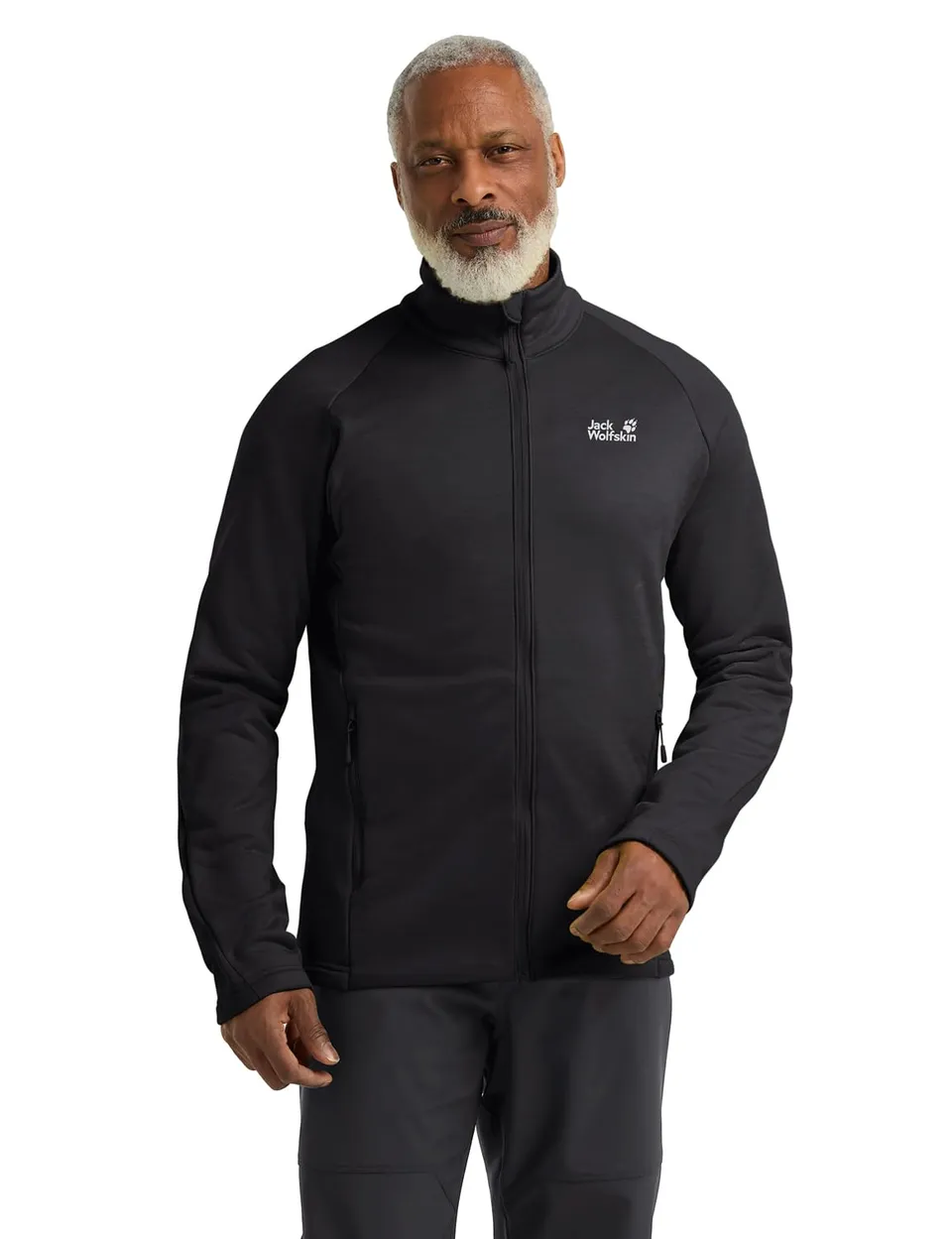 jack-wolfskin-herren-peak-district-full-zip-fleecejacke-weicher-midlayer-mit-mel image 1