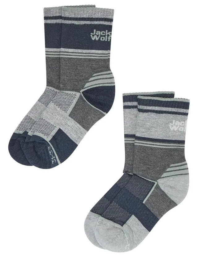 jack-wolfskin-hike-sock-cl-c-k-kinder-wanderstr-mpfe-gr-e-31-33-eu-dark-grey-lig image 1