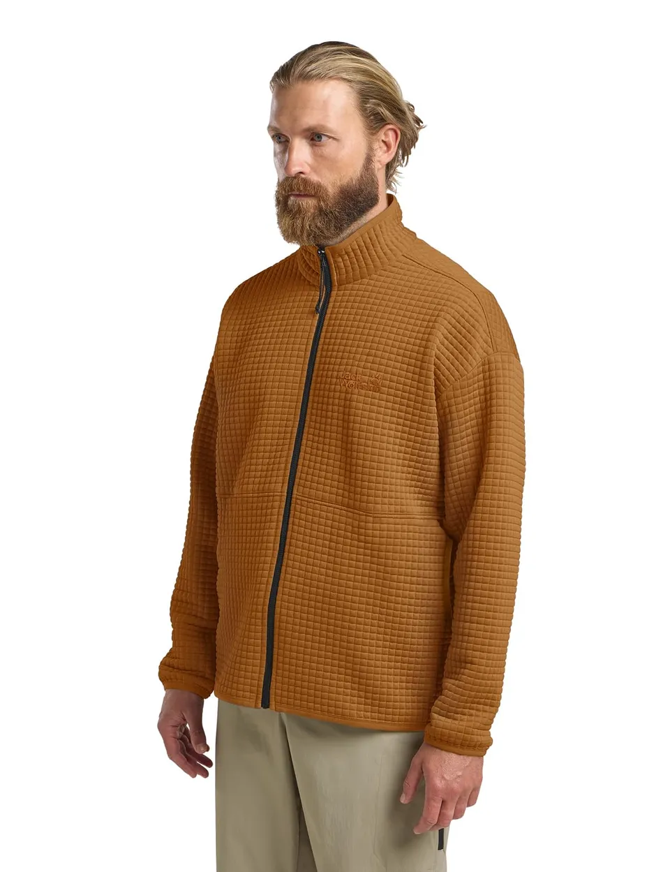 jack-wolfskin-mogari-fz-m-herren-fleecejacke-mit-waffelfleece-stretchkomfort-und image 1