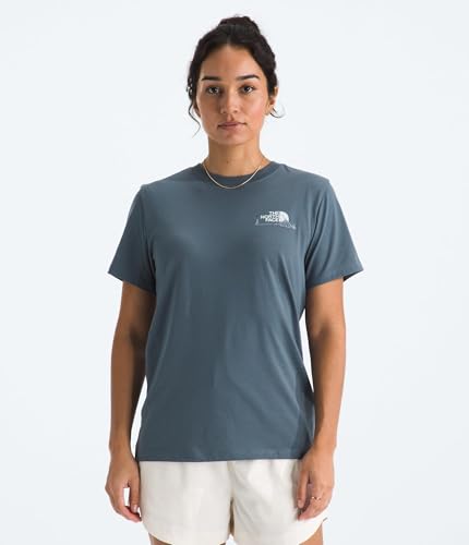 the-north-face-damen-monte-regular-grafik-t-shirt-weicher-baumwoll-polyester-mix image 8