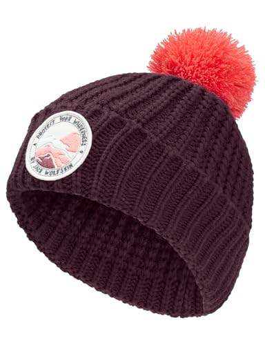 jack-wolfskin-pompom-badge-beanie-k-kinder-m-tze-microfleece-gef-ttert image 6