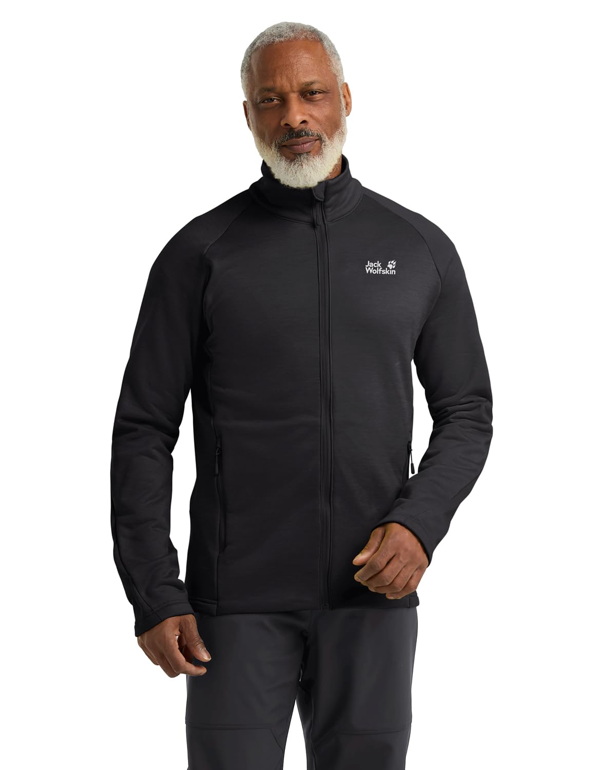 jack-wolfskin-herren-peak-district-full-zip-fleecejacke-weicher-midlayer-mit-mel image 1