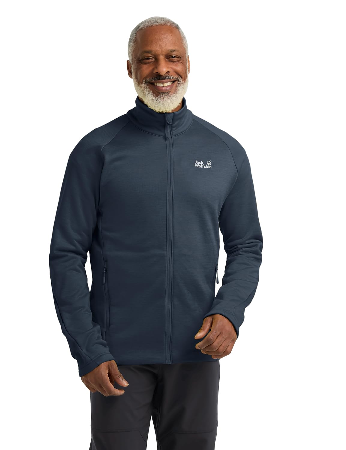 jack-wolfskin-herren-peak-district-full-zip-fleecejacke-weicher-midlayer-mit-mel image 8