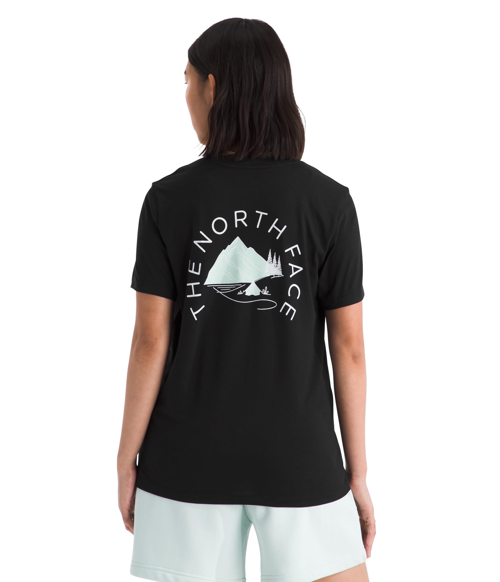 the-north-face-damen-monte-regular-grafik-t-shirt-weicher-baumwoll-polyester-mix image 6