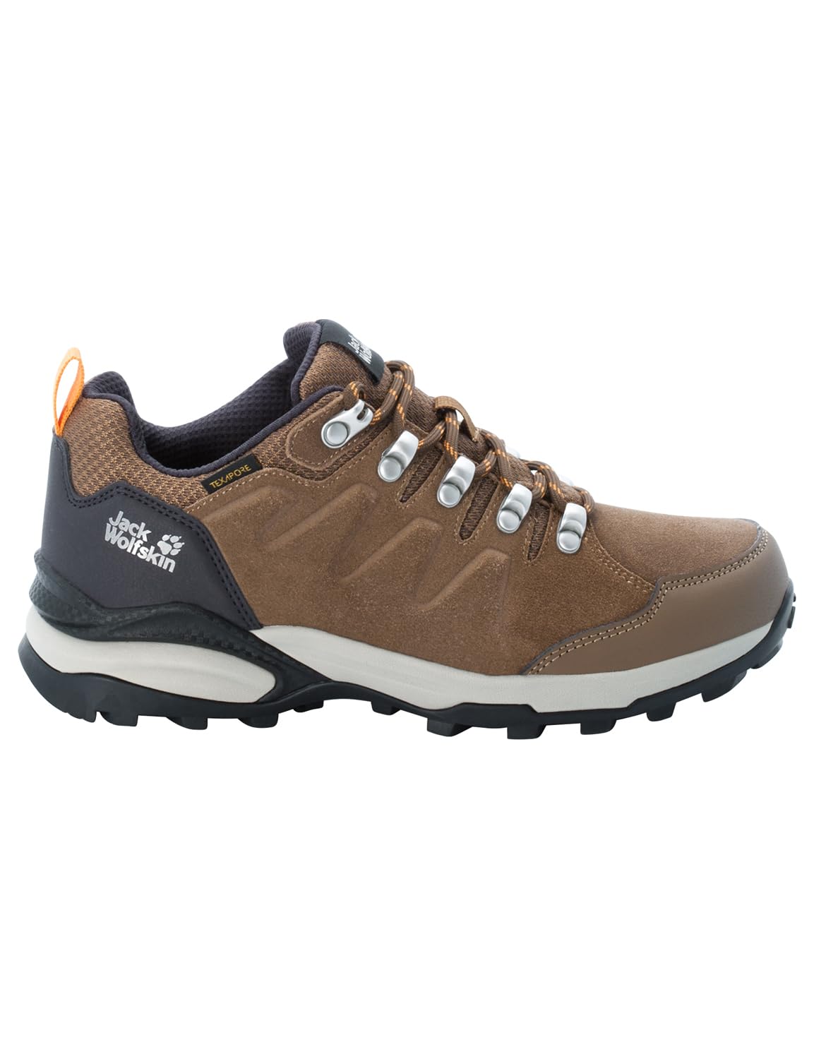 jack-wolfskin-refugio-texapore-low-w-damen-wanderschuh-wasserdichter-velourslede image 2