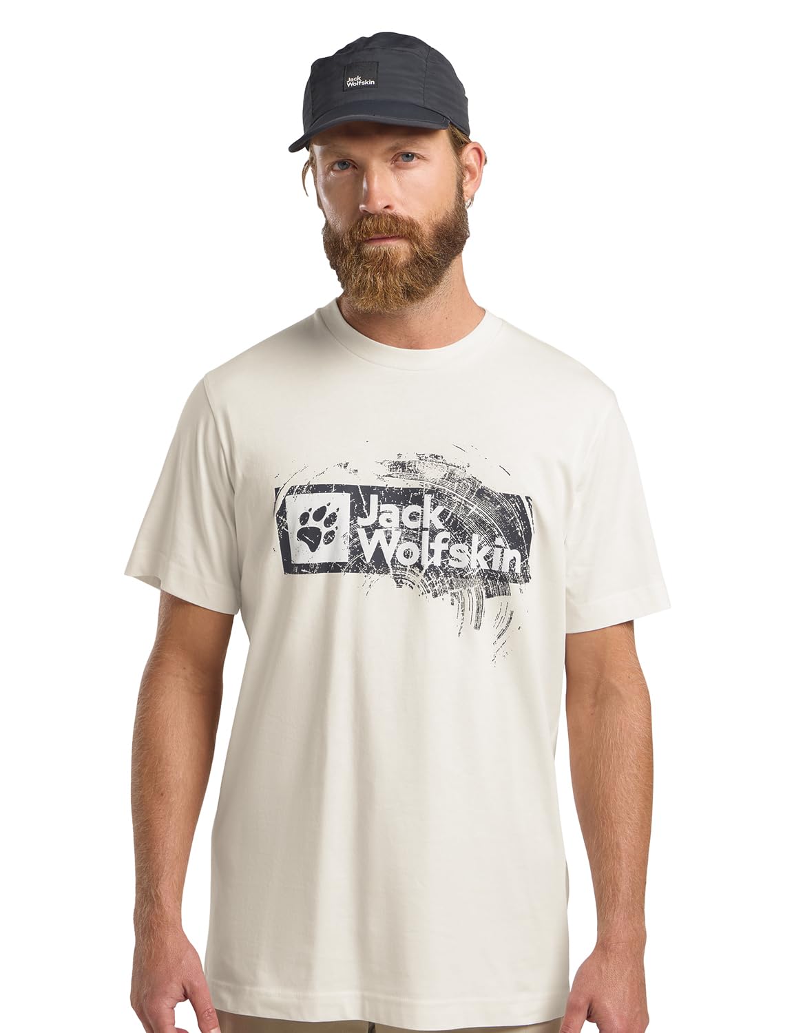 jack-wolfskin-brand-t-herren-t-shirt-aus-100-baumwolle-pflegeleichtes-freizeit-t image 1