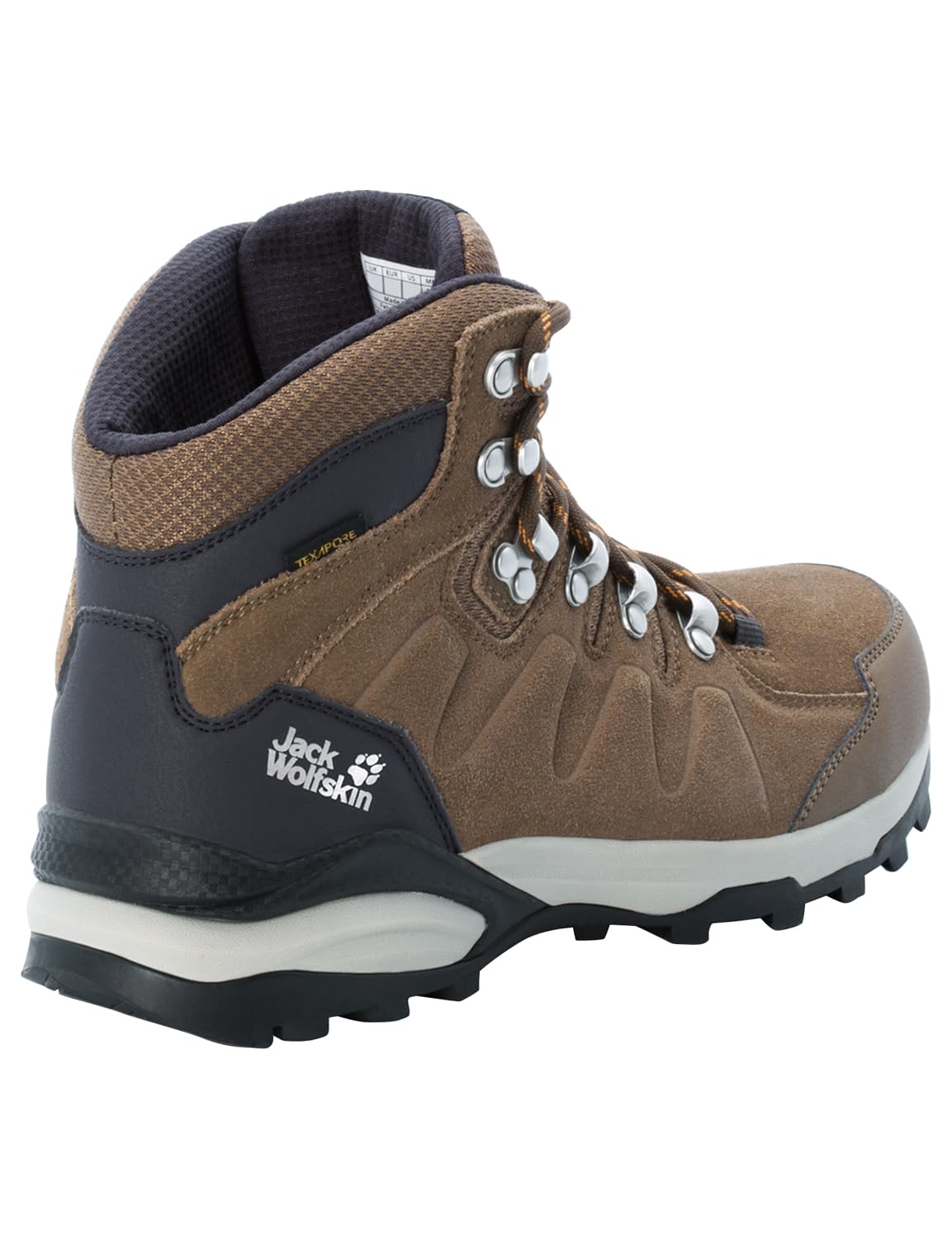 jack-wolfskin-refugio-texapore-mid-m-herren-wanderschuh-wasserdichter-veloursled image 6