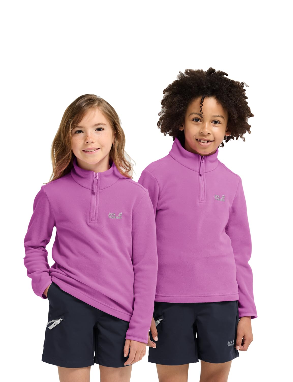 jack-wolfskin-taunus-100-hz-k-m-dchen-fleecepullover-kids-midlayer-mit-halbem-re image 1