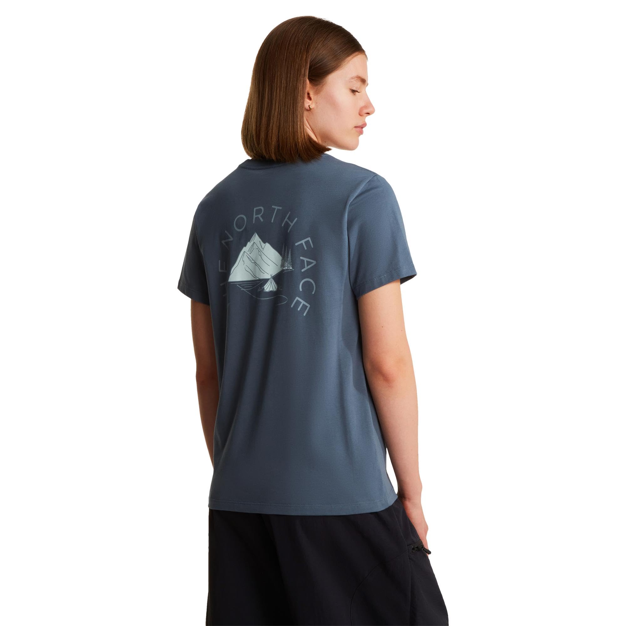 the-north-face-damen-monte-regular-grafik-t-shirt-weicher-baumwoll-polyester-mix image 5