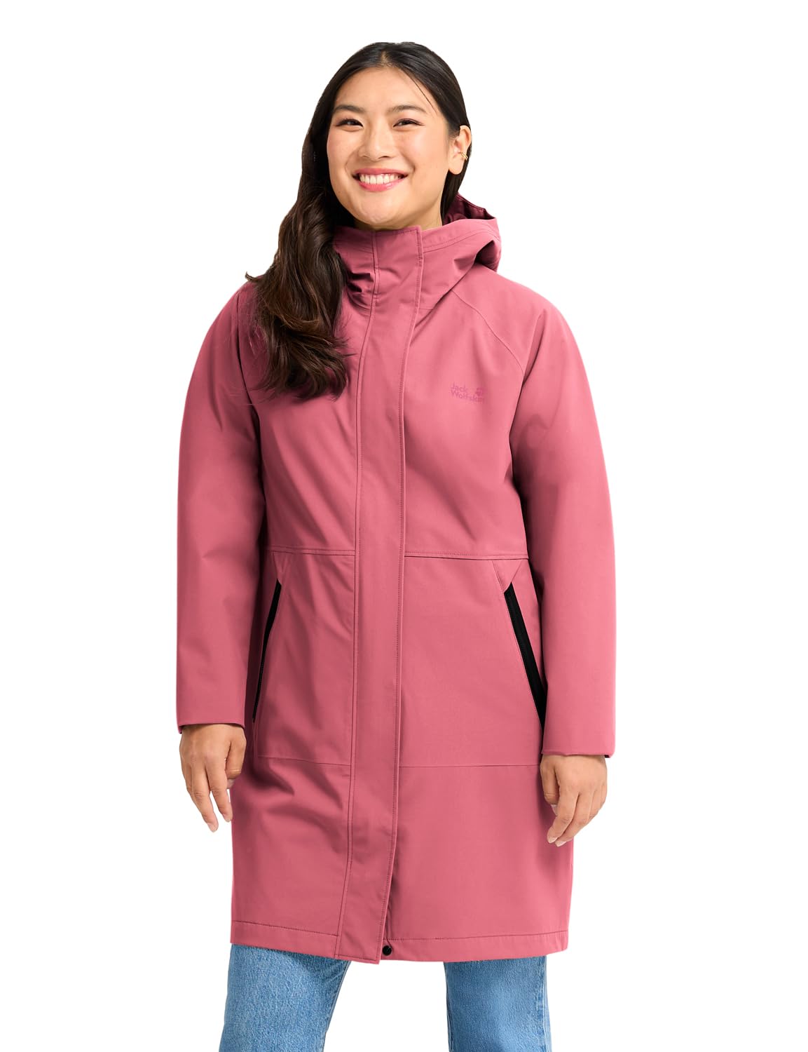 jack-wolfskin-onera-2l-coat-w-damen-regenmantel-langer-2-lagen-alltagsmantel image 8