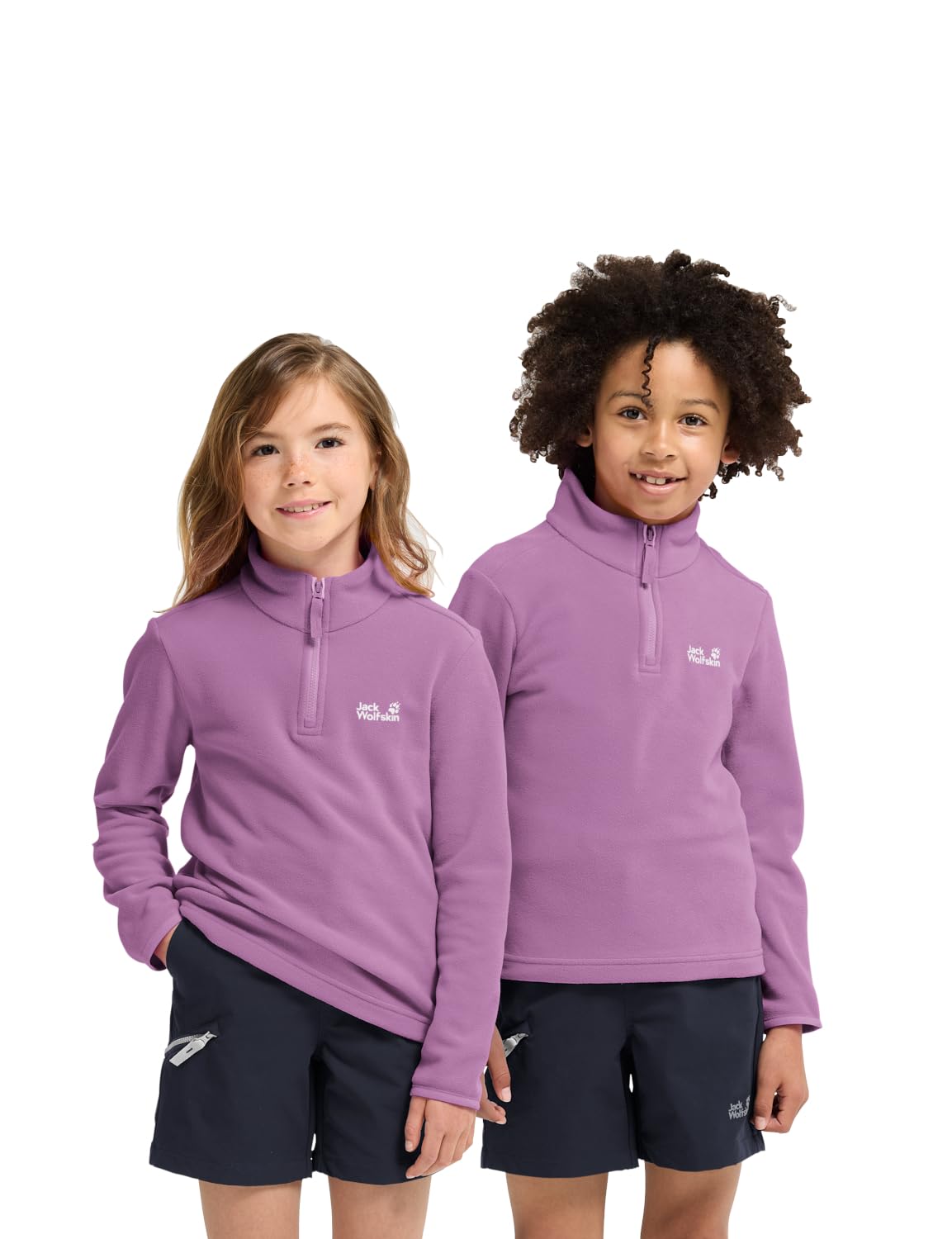 jack-wolfskin-taunus-100-hz-k-m-dchen-fleecepullover-kids-midlayer-mit-halbem-re image 8