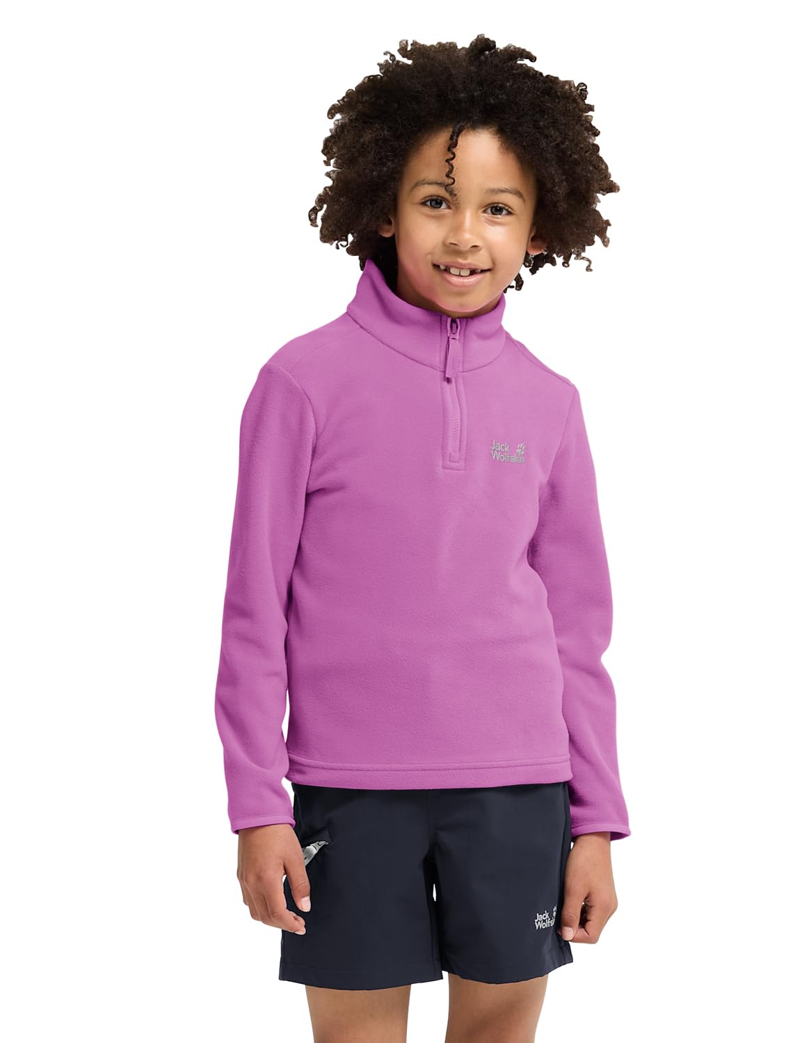 jack-wolfskin-taunus-100-hz-k-m-dchen-fleecepullover-kids-midlayer-mit-halbem-re image 3