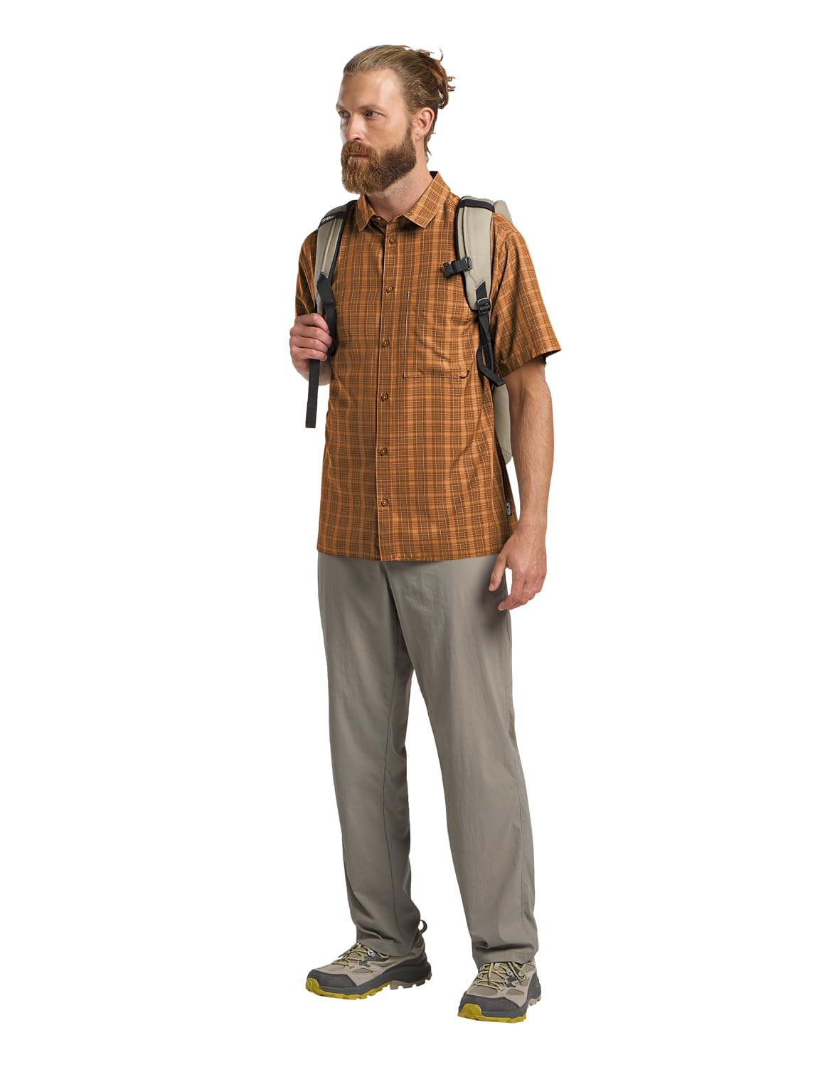 jack-wolfskin-meseta-shirt-herren-kurzarmhemd-mit-brusttaschen-und-karomuster-te image 6