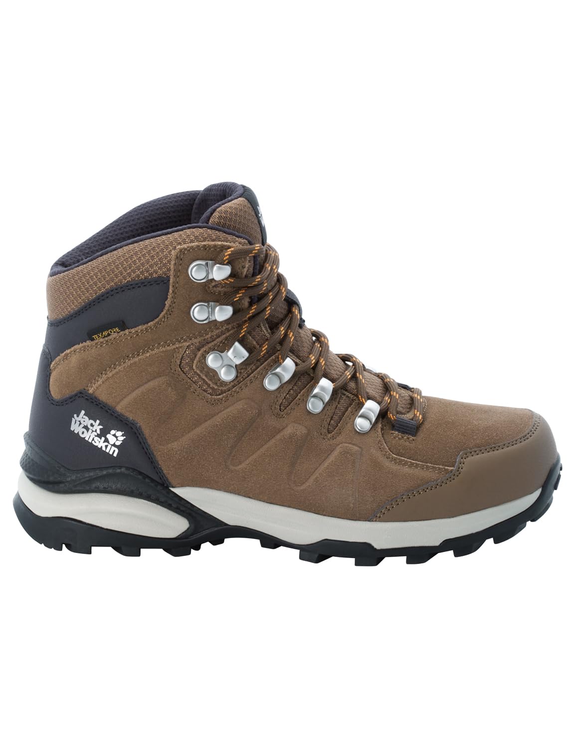 jack-wolfskin-refugio-texapore-mid-m-herren-wanderschuh-wasserdichter-veloursled image 2