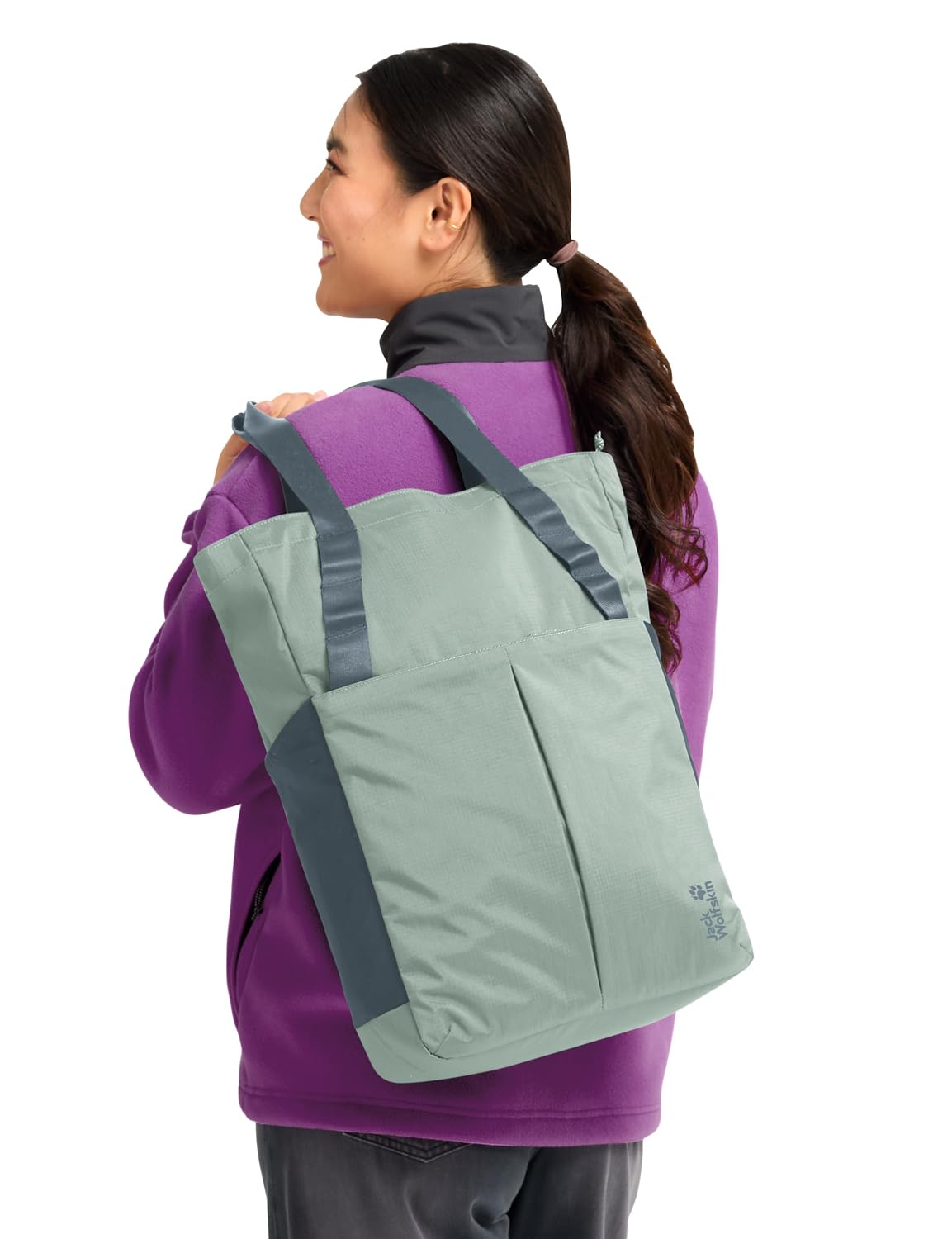 jack-wolfskin-zoya-2in1-tote-schultertasche-2-in-1-damen-tasche-als-tote-und-ruc image 4