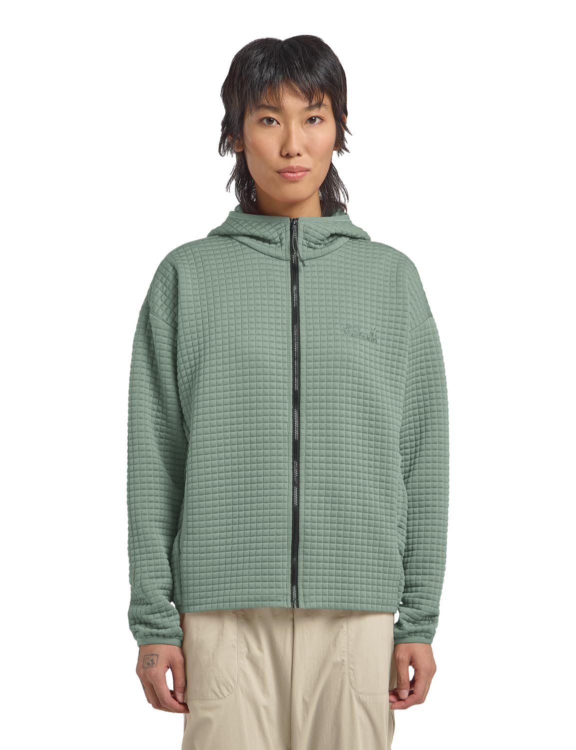 jack-wolfskin-mogari-hooded-fz-w-damen-fleecejacke-mit-kapuze-waffelfleece-vollr image 8