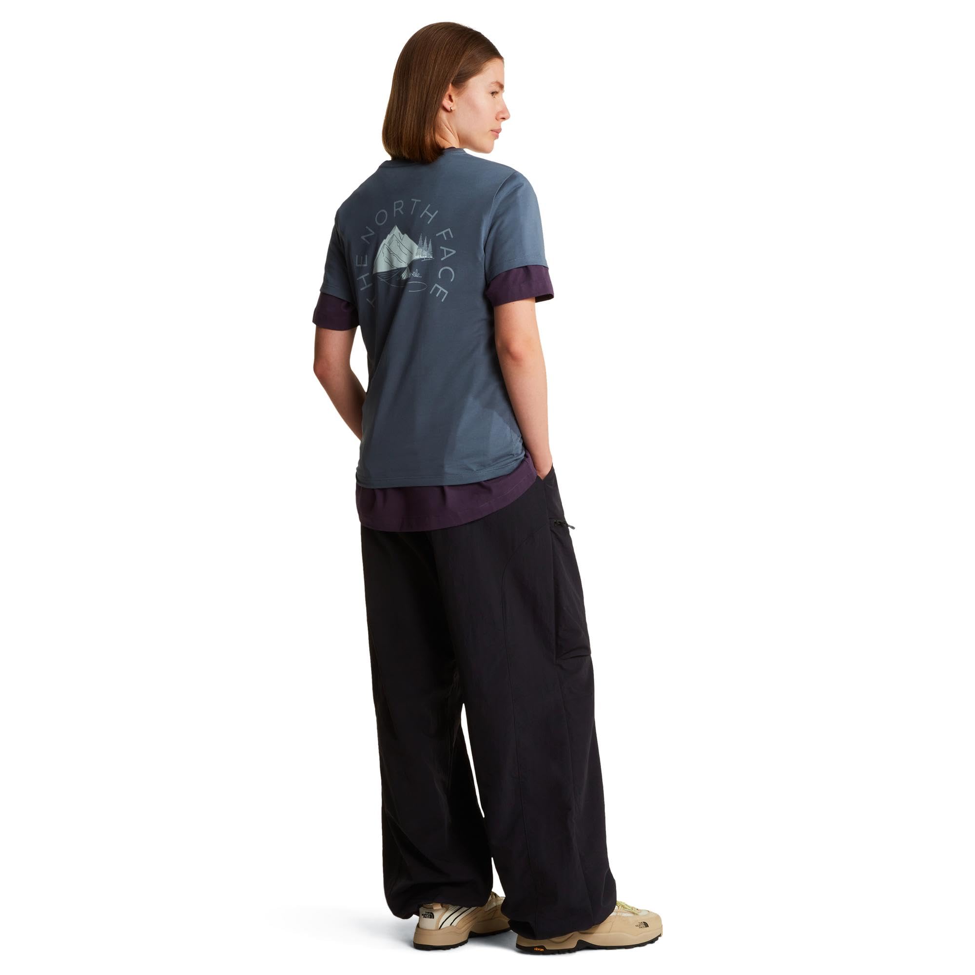 the-north-face-damen-monte-regular-grafik-t-shirt-weicher-baumwoll-polyester-mix image 4