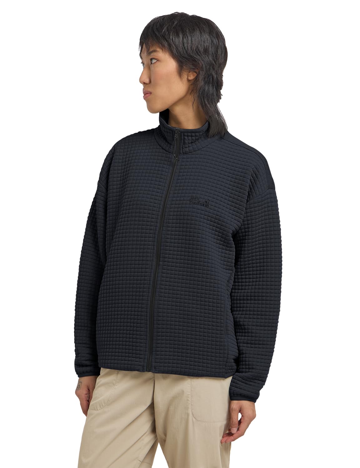 jack-wolfskin-mogari-fz-w-damen-waffelfleece-jacke-mit-vollrei-verschluss-und-st image 1