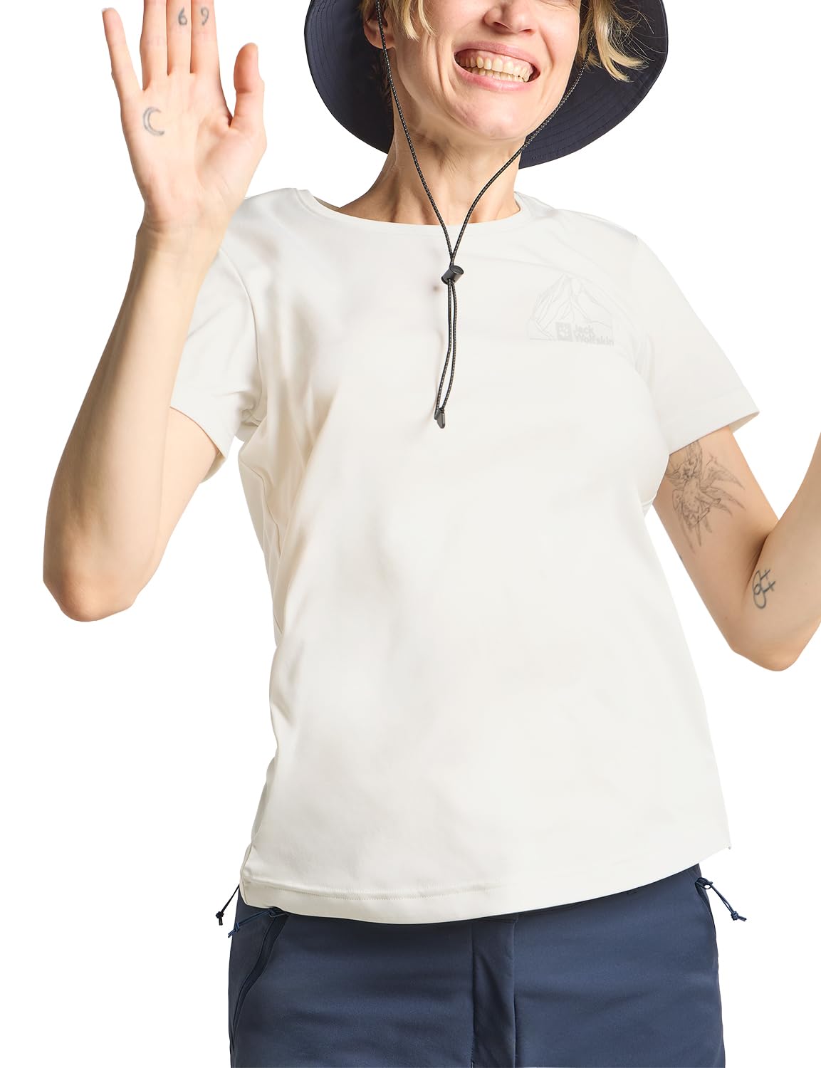 jack-wolfskin-peak-graphic-t-w-damen-funktionsshirt-schnell-trocknendes-wandersh image 3