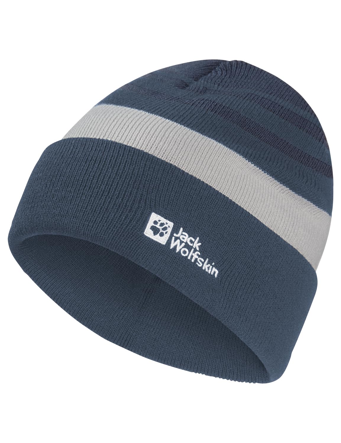 jack-wolfskin-stripy-knit-beanie-k-kinder-strickm-tze-kratzfreie-polyacryl-beani image 1