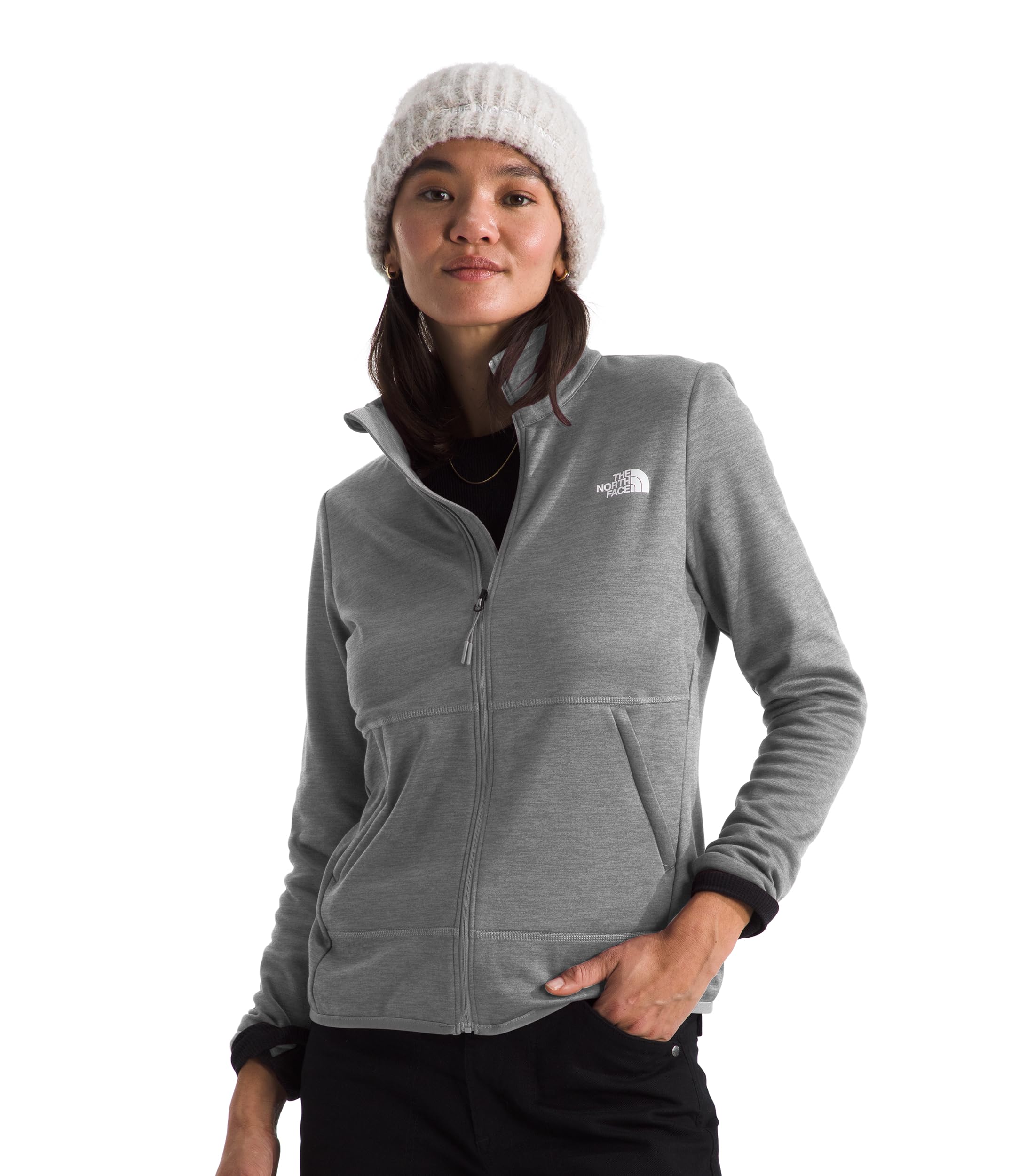 the-north-face-canyonlands-full-zip-fleecejacke-damen-slim-fit-teddyfleece-mit-d image 8