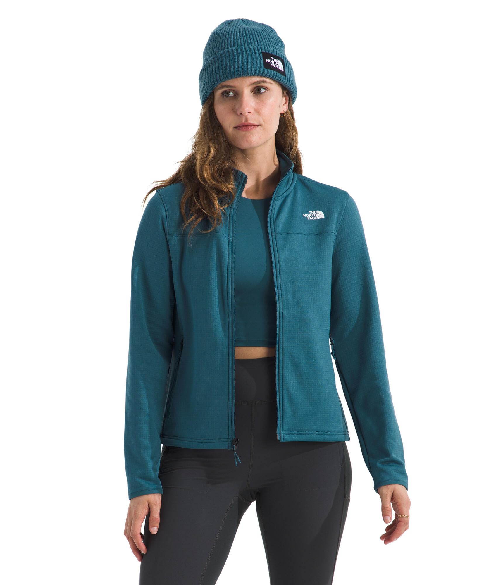 the-north-face-cedar-trail-grid-fleece-jacket-damen-fleecejacke-recyceltes-polye image 7