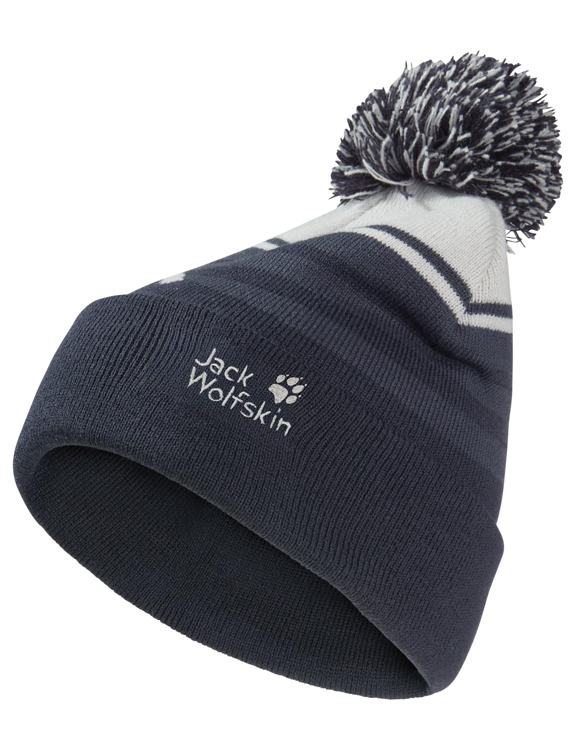 jack-wolfskin-stripy-pompom-beanie-k-kinder-strickm-tze-mit-berg-streifendesign- image 1