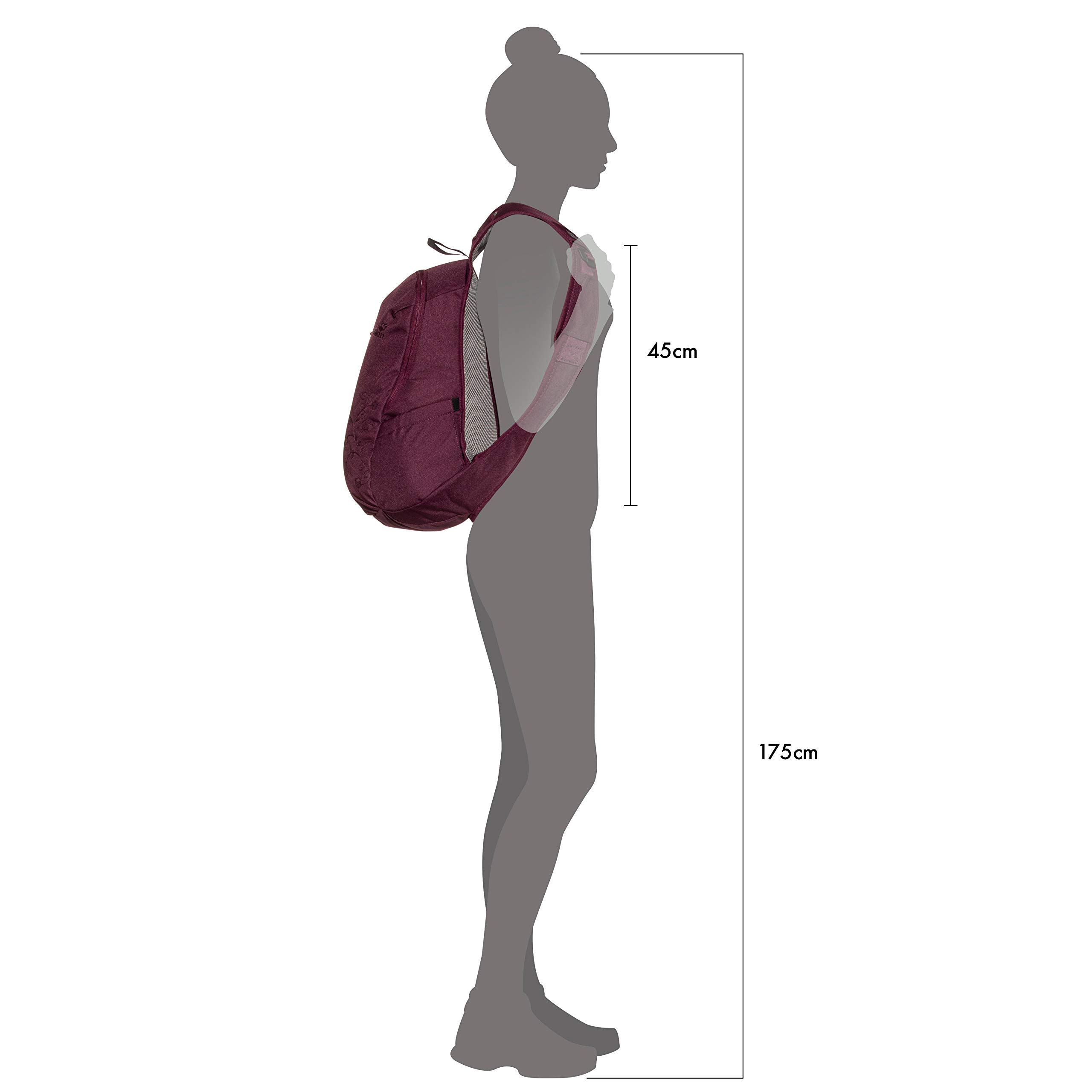 jack-wolfskin-ancona-damen-rucksack-tagesrucksack-mit-schlankem-schnitt-und-snug image 5