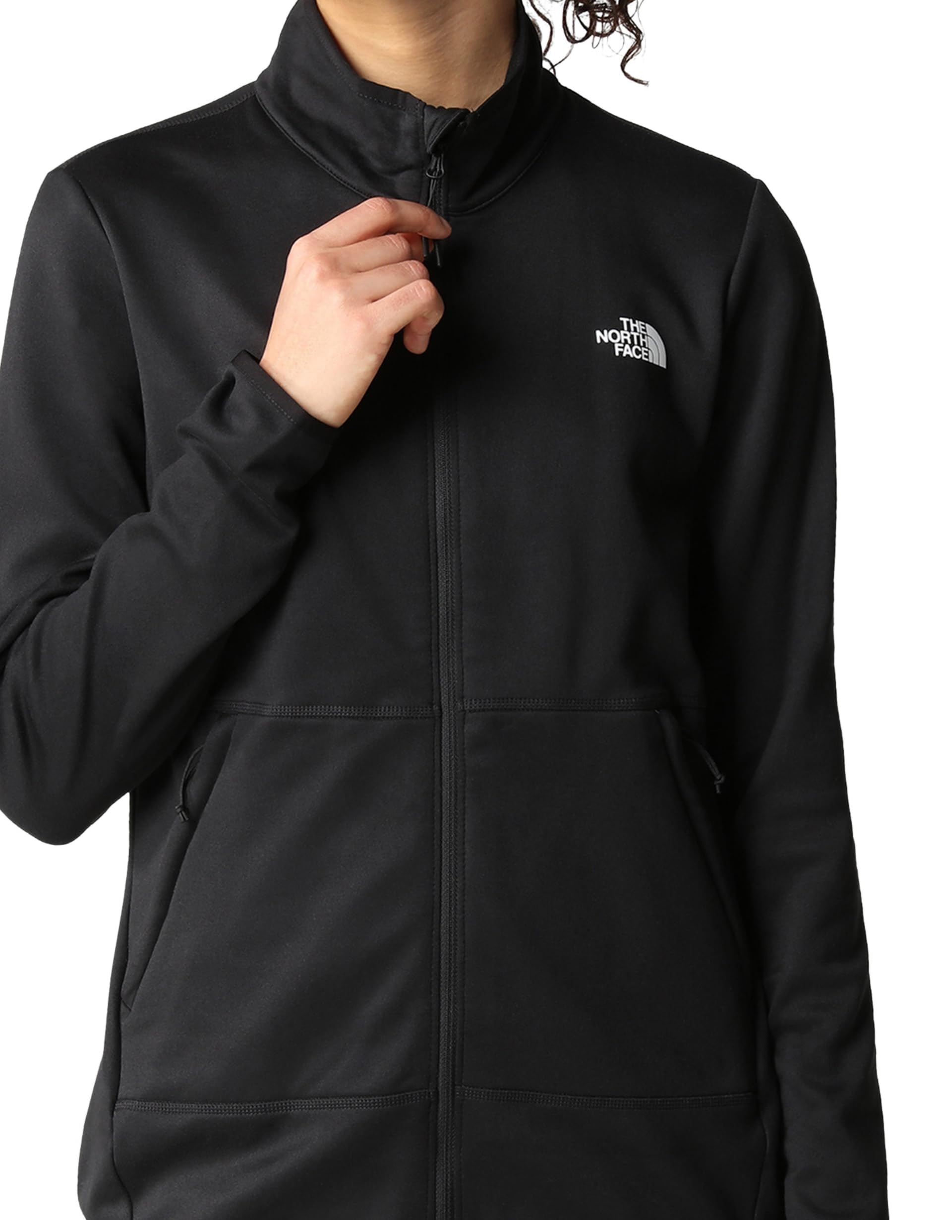 the-north-face-canyonlands-full-zip-fleecejacke-damen-slim-fit-teddyfleece-mit-d image 5