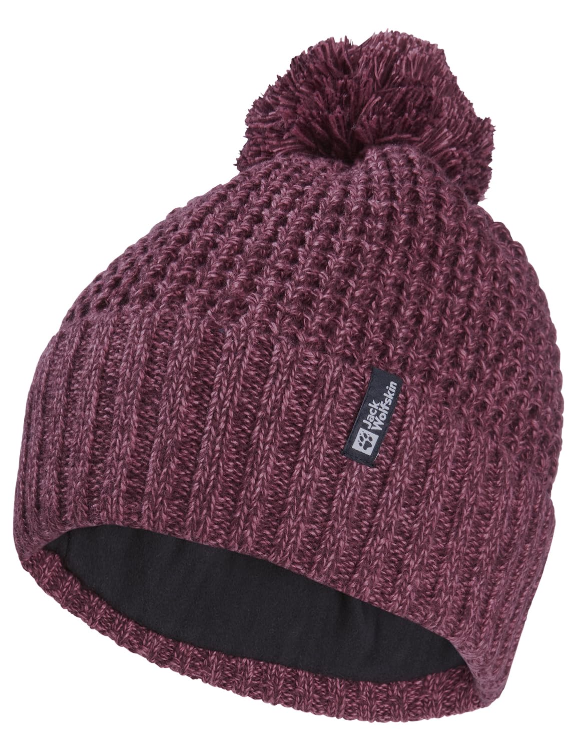jack-wolfskin-medley-knit-beanie-unisex-strickm-tze-mit-zopfmuster-fleecefutter- image 8