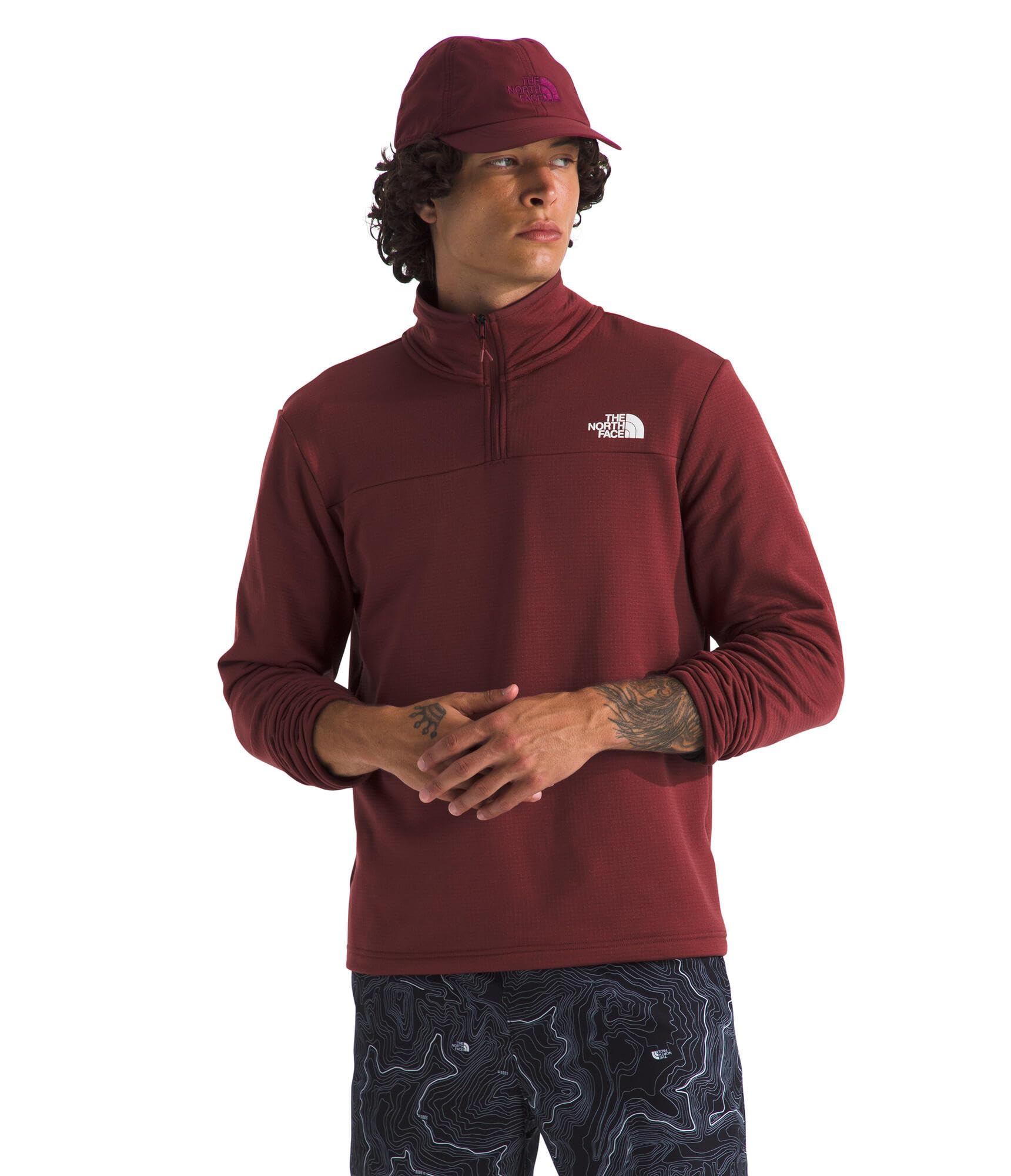 the-north-face-cedar-trail-grid-1-4-zip-fleecejacke-herren-leichte-atmungsaktive image 8