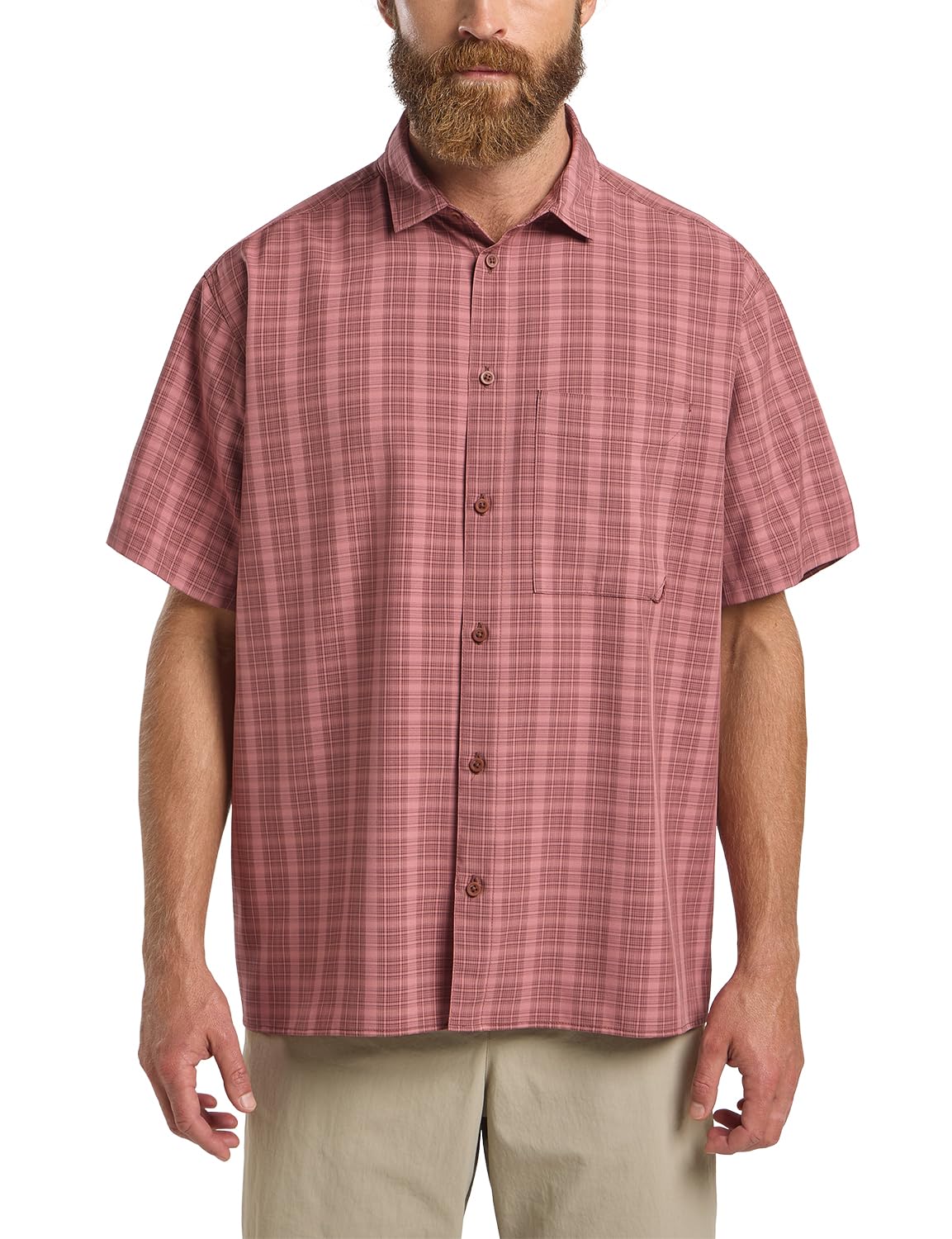 jack-wolfskin-meseta-shirt-herren-kurzarmhemd-mit-brusttaschen-und-karomuster-te image 7
