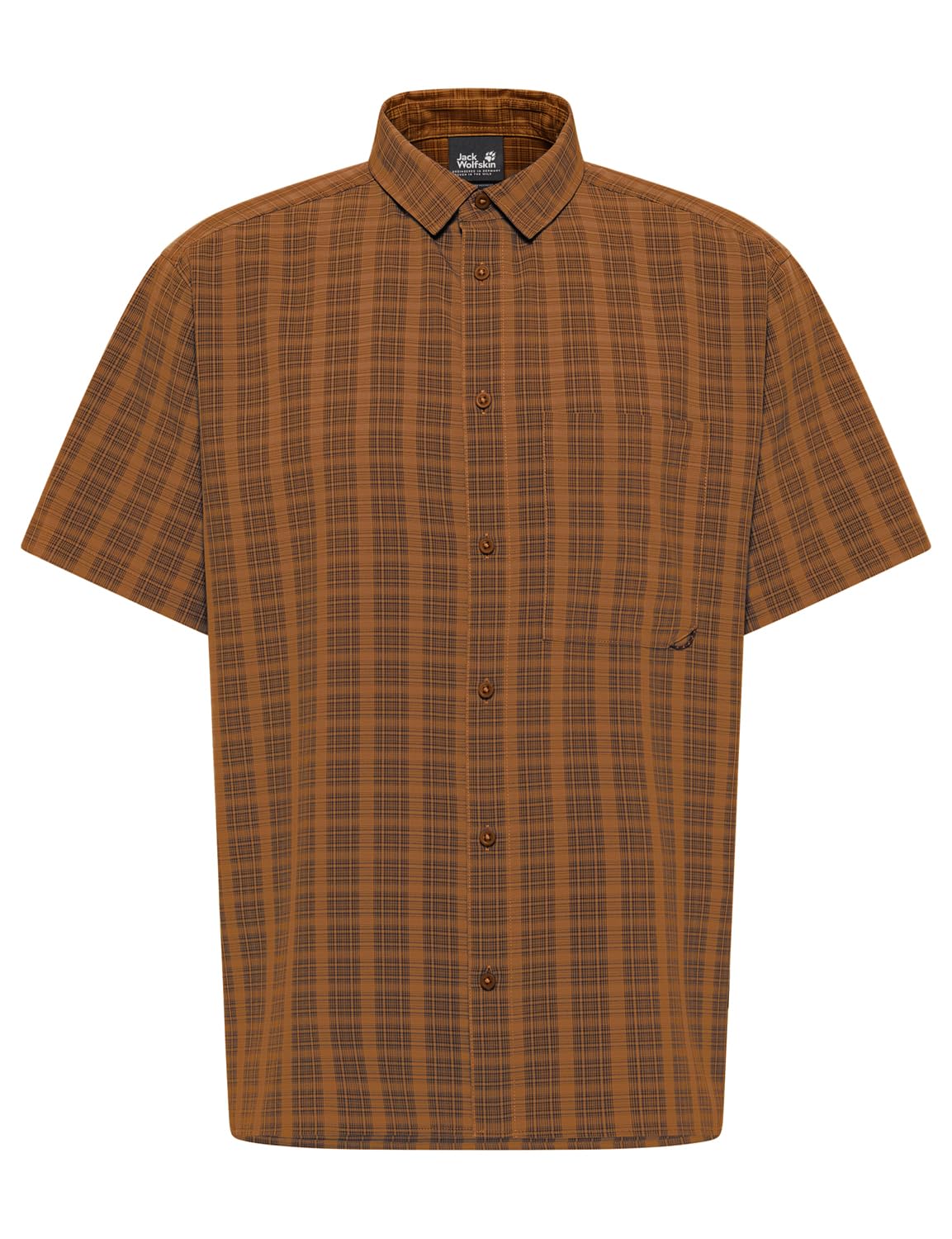 jack-wolfskin-meseta-shirt-herren-kurzarmhemd-mit-brusttaschen-und-karomuster-te image 4