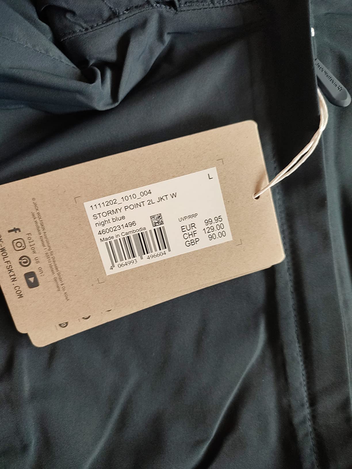 Gute Regenjacke mit kleinem Makel