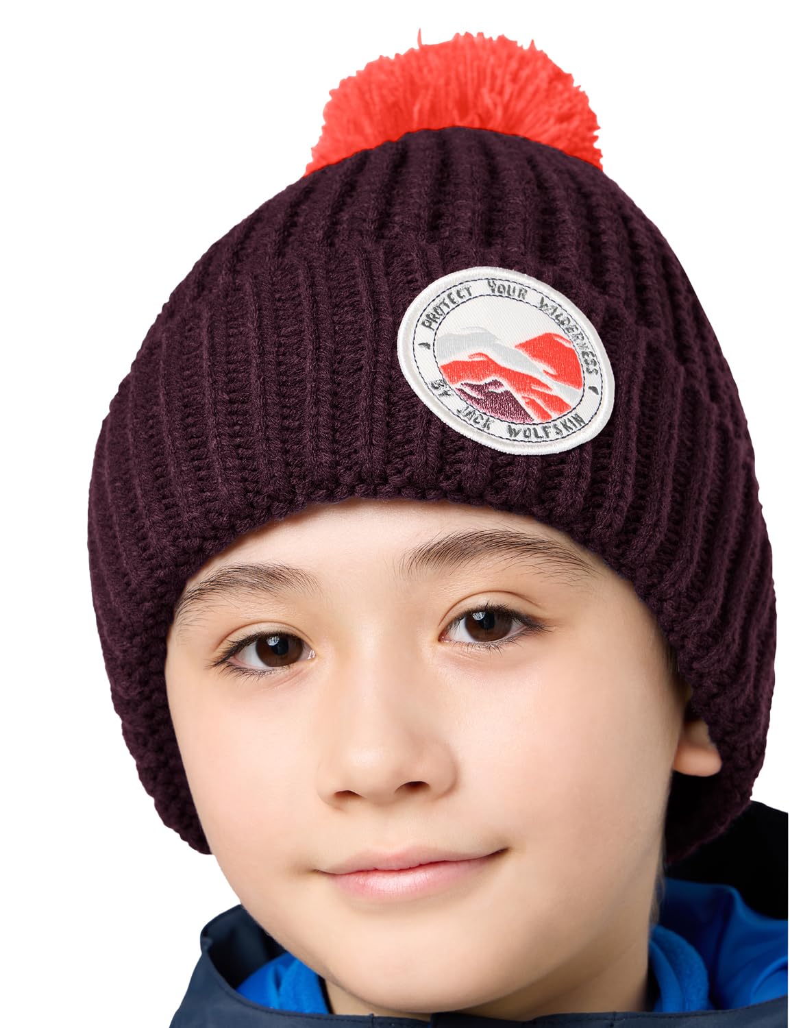 jack-wolfskin-pompom-badge-beanie-k-kinder-m-tze-microfleece-gef-ttert image 5